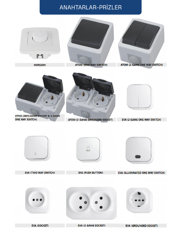 Switches – Sockets